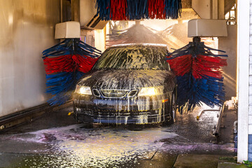 Vehicle Cleaning Process in Modern Tunnel Car Wash