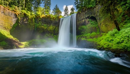 Obraz premium whitehorse falls oregon