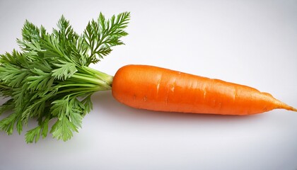 vibrant fresh carrot without background for creative projects