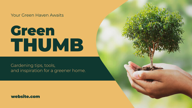 Corporate Green Life Slide / Wide