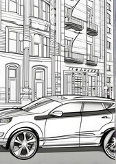 retro car vector