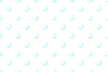 三日月パターン青