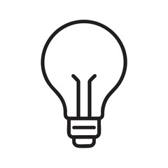 Light bulb design for creative ideas and inspiration concept