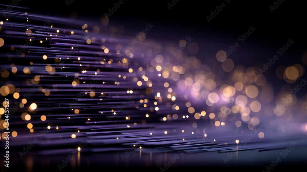 Poster purple technology background with horizontal lines and blocks. abstract digital backdrop representin