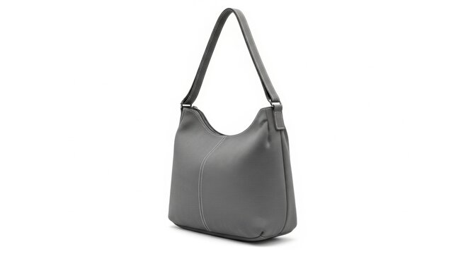 Maquette de sac bandouli&egrave;re sur fond blanc