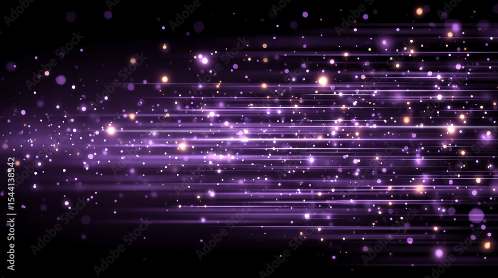 Poster purple technology background with horizontal lines and blocks. abstract digital backdrop representin