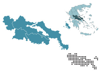 Set maps of Central Greece region