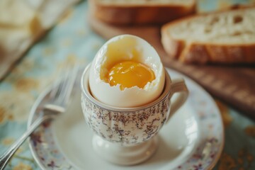 A Perfect Soft Boiled Egg for a Delightful Morning