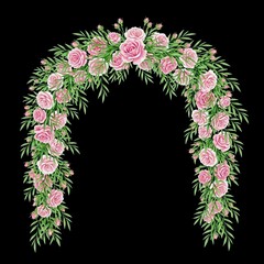 wreath of flowers