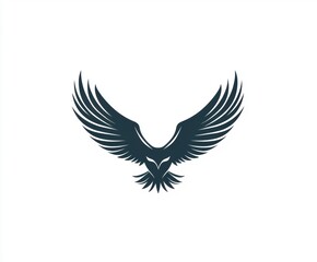 Fototapeta premium Majestic Eagle in Flight: Powerful Bird Symbol