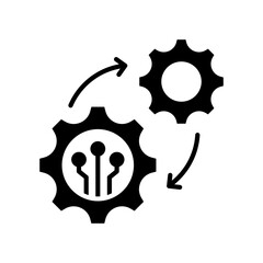 Automation glyph icon