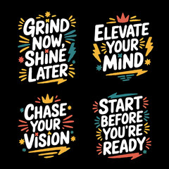 Creative T-Shirt Typography Design Editable EPS Vector