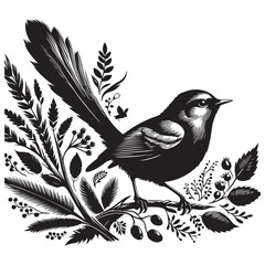 bird on branch