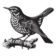 vector illustration of a bird