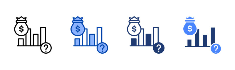 Venture Capital icon sheet multiple style collection