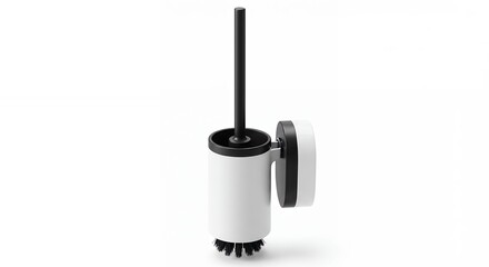 Obraz premium Modern cleaning brush with black handle