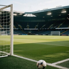 Obraz premium soccer football field