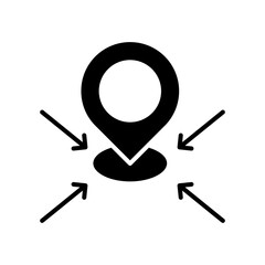 Coordinate glyph icon