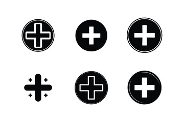 Obraz premium plus icon silhouette vector illustration