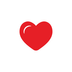 Heart icon. Red heart vector icon. Like icon vector. Instagram like notification