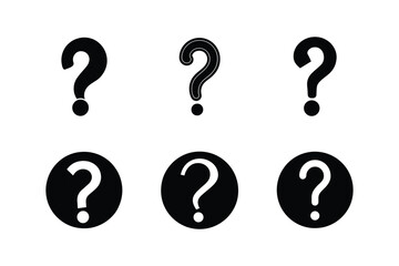 question icon silhouette vector illustration