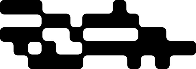 Formas est&eacute;ticas. Concepto de figuras geom&eacute;tricas. Ondas. Cuadrados. Codigo de barras. Formas. Abstract geometric. PNG creative design. Geometric shapes. Memphis design, Stickers, QR, aesthetic. PNG.