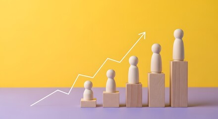 Growth, Progress, and Development Visualizing Career Advancement and Business Success