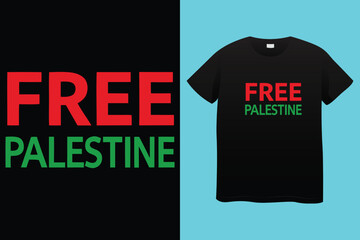 Free palestine t shirt design