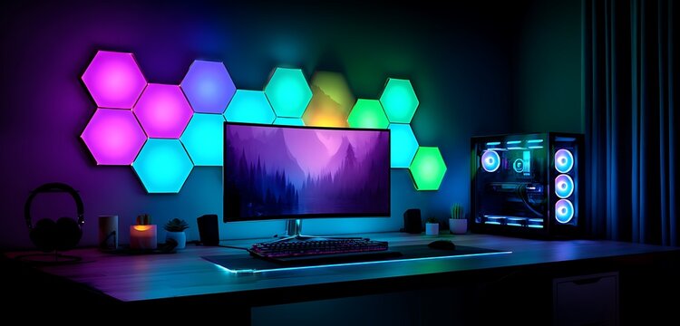 "Modern Workspace Vibes: Sleek Interior with Computer Setup"

"Tech-Inspired Elegance: Interior Design Meets Digital Aesthetics"

"Futuristic Workstation: Minimal Computer Interior Background"

 - Powered by Adobe