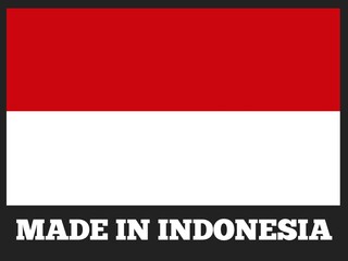 Flag of the Republic of Indonesia ( title made in indonesia)