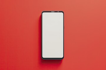 High Quality Visual of Smartphone Mock Up Top View