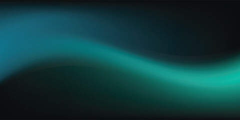 Grainy gradient background, dark green abstract wave texture texture noise banner background design vector backgrond eps10