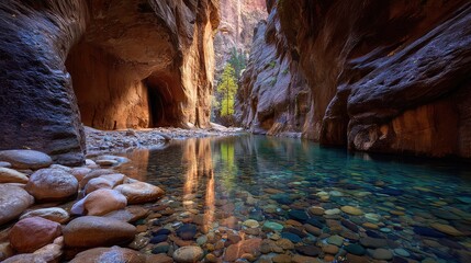 Zions Emerald Pools A Canyon Reflection of Peace.