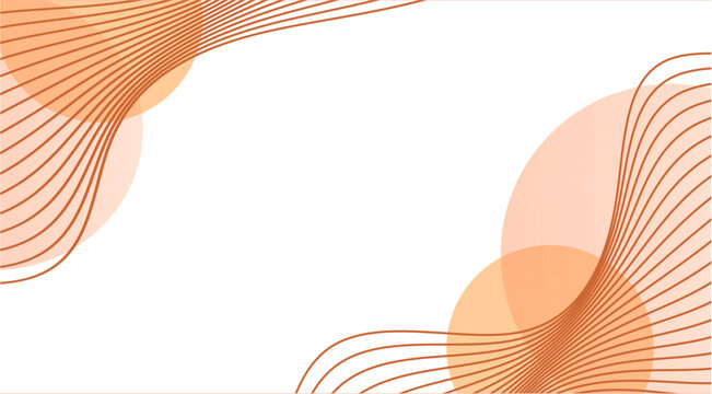 abstract curve line patten orange background  vector illustration 