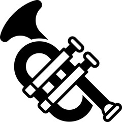 Trumpet Solid Icon