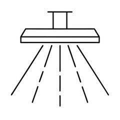 set of metal nails isolated on white