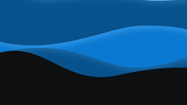 Horizontal Layered Waves Motion Graphic Transition with Alpha Channel Transparency. Hand Drawn Liquid Animation for Videos.