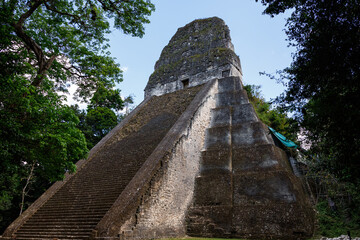 Tikal Mayan Archaeological Zone in Guatemala