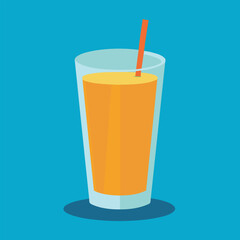 orange juice glass vector glass of orange juice 