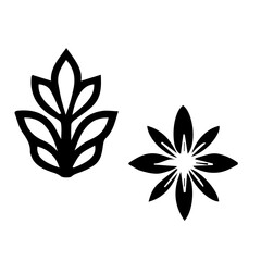 flower vector symbol decoration