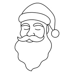 Obraz premium vector illustration of a man with a beard