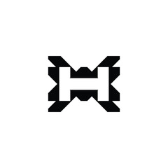 HX or H monogram logo