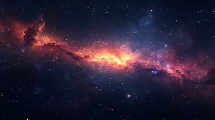 Cosmic nebulae in deep space