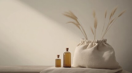 Natural, minimalist scene