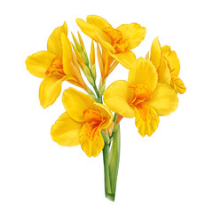 Naklejka premium bouquet of yellow flowers