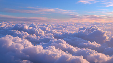 Beautiful blue sky background. AI generated Image