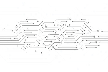 Obraz premium Futuristic Circuit Board Background for Technology and Innovation Design