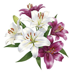 Fototapeta premium bouquet of flowers