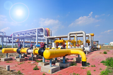 The pipe and valve oil fields