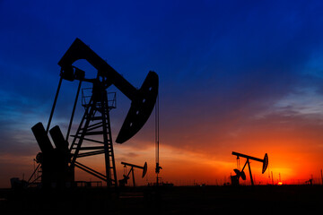 Oil pumps. Oil industry equipment.